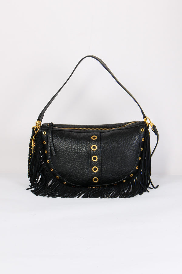 Mezzaluna Frange Black