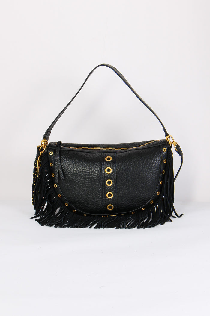 Mezzaluna Frange Black