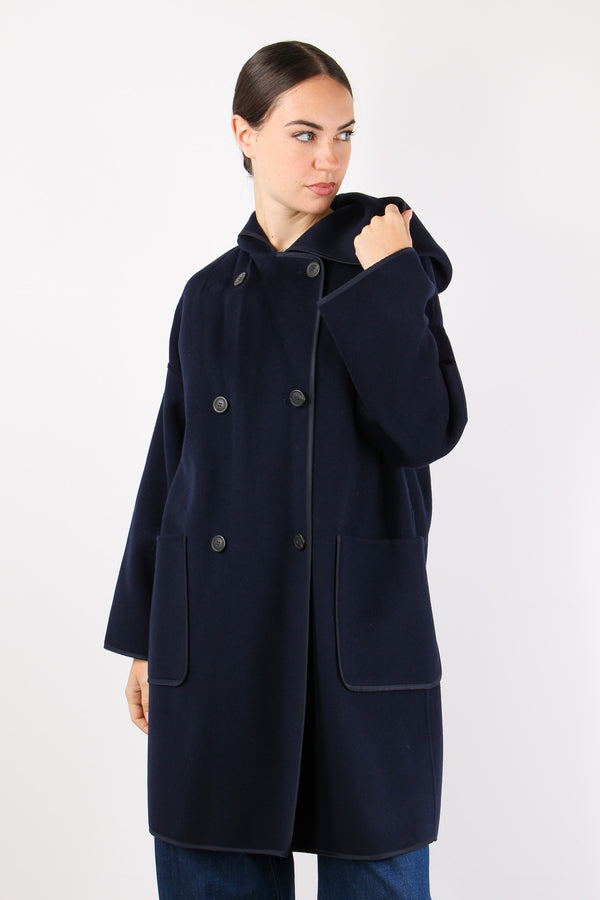 Bergen Cappotto Montgomery Blu-2