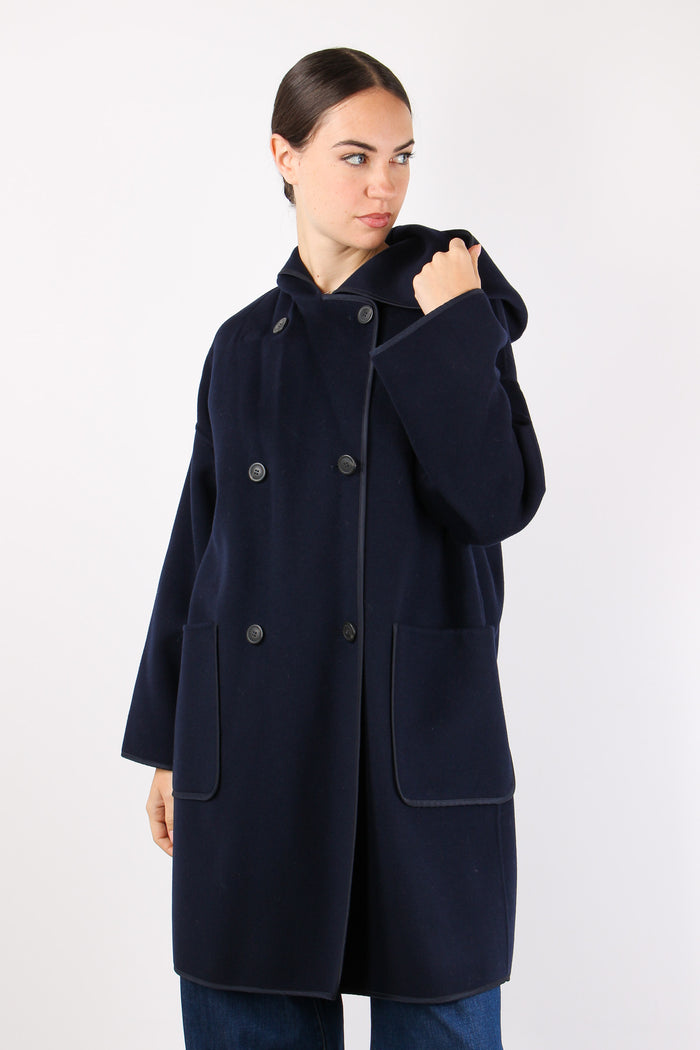 Bergen Cappotto Montgomery Blu-2