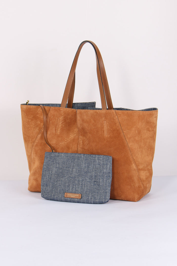 Maya Shopping Reversibile Caramello-3