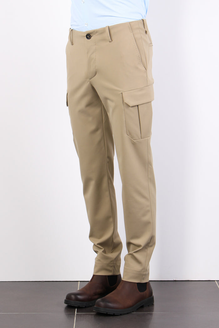 Pantalone Cargo Tessuto Tecnic Tabacco-5