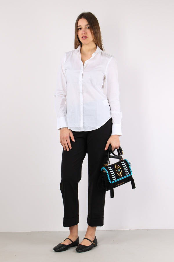 Camicia Slim Cotone Bianco