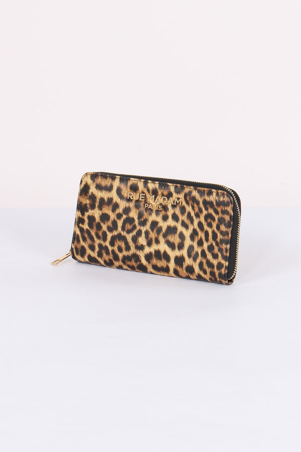 Portafoglio Zip Leopard Leopard-2