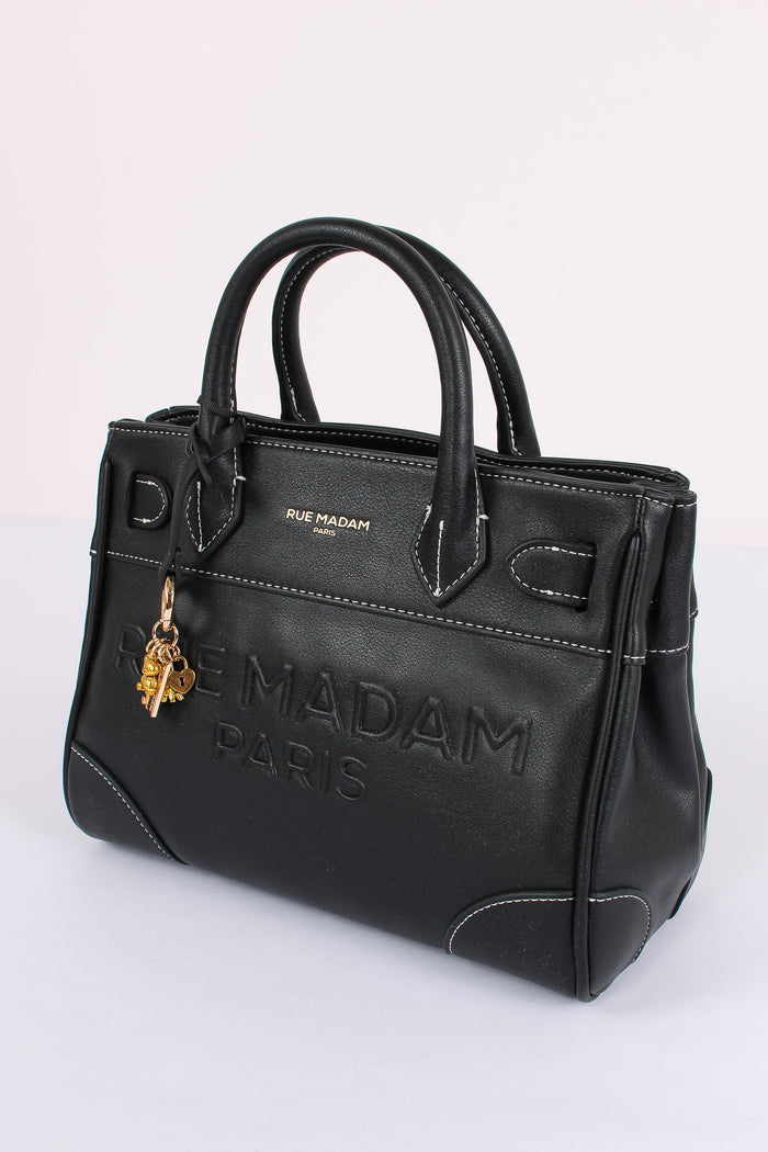 Mini Shopping Impunture Contrasto Black-4