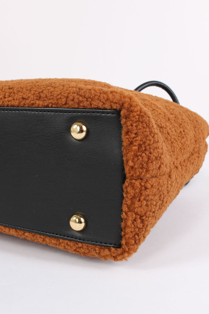 Ski Lounge Shopping Teddy Cuoio/nero-10