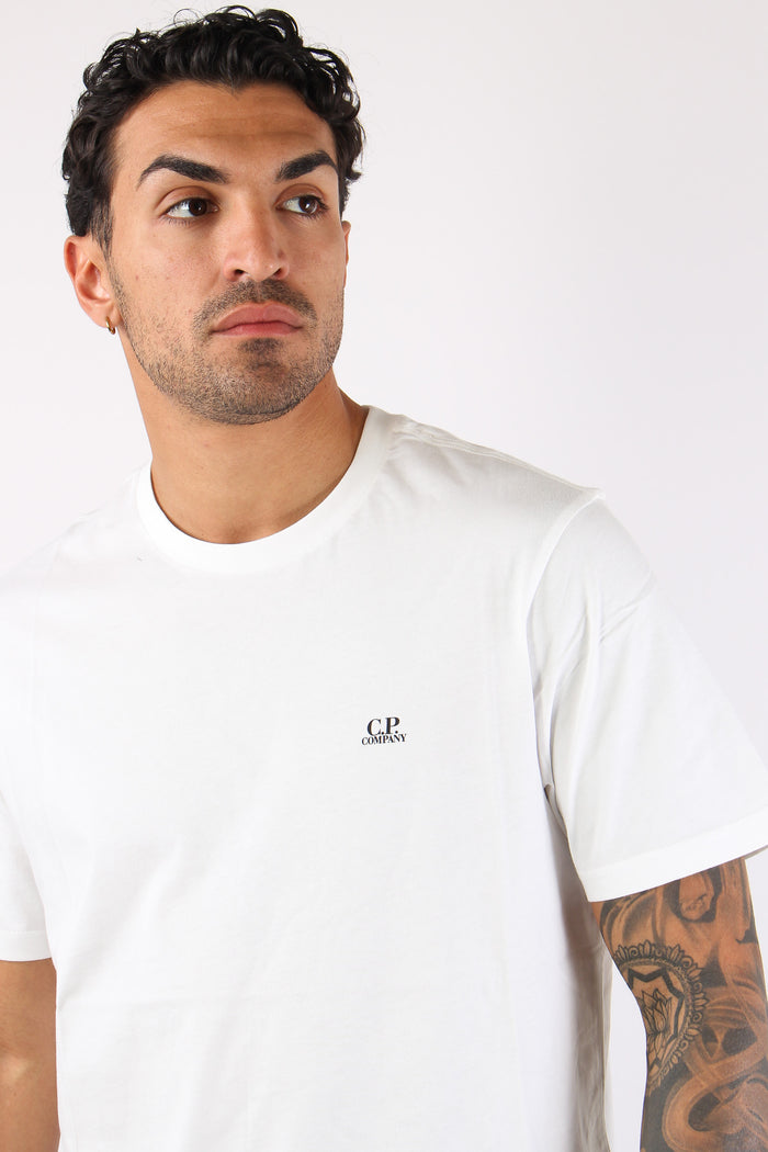 T-shirt Stampa Occhiali Gauze White-7
