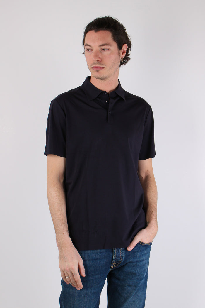 Camicia Tessuto Tecnico Blu Navy-10
