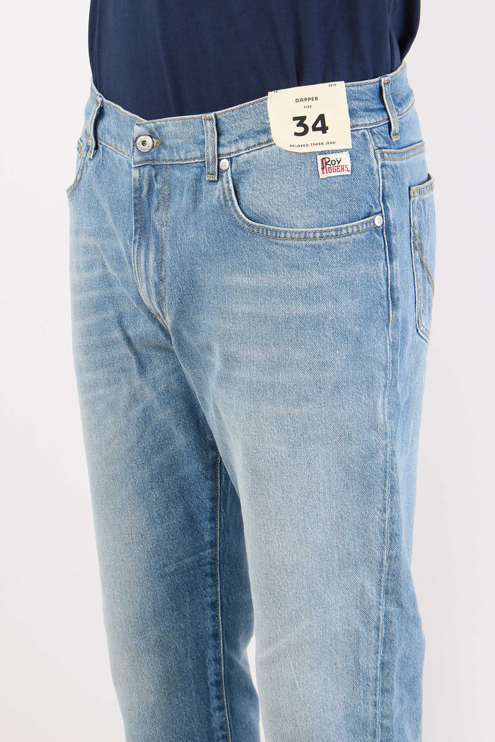 Denim Tapered Relaxed Denim Medio-6