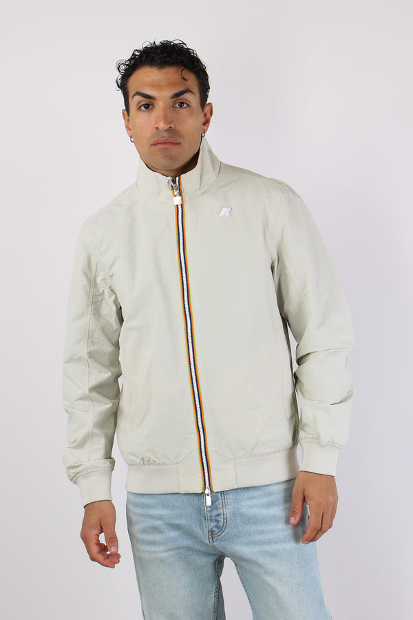 Giubbotto Collo In Piedi Beige Lt