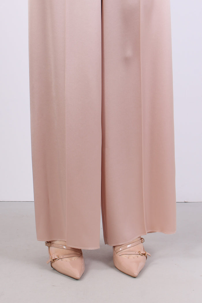 Limoncello Pantalone Satin Rosa Mogano-7