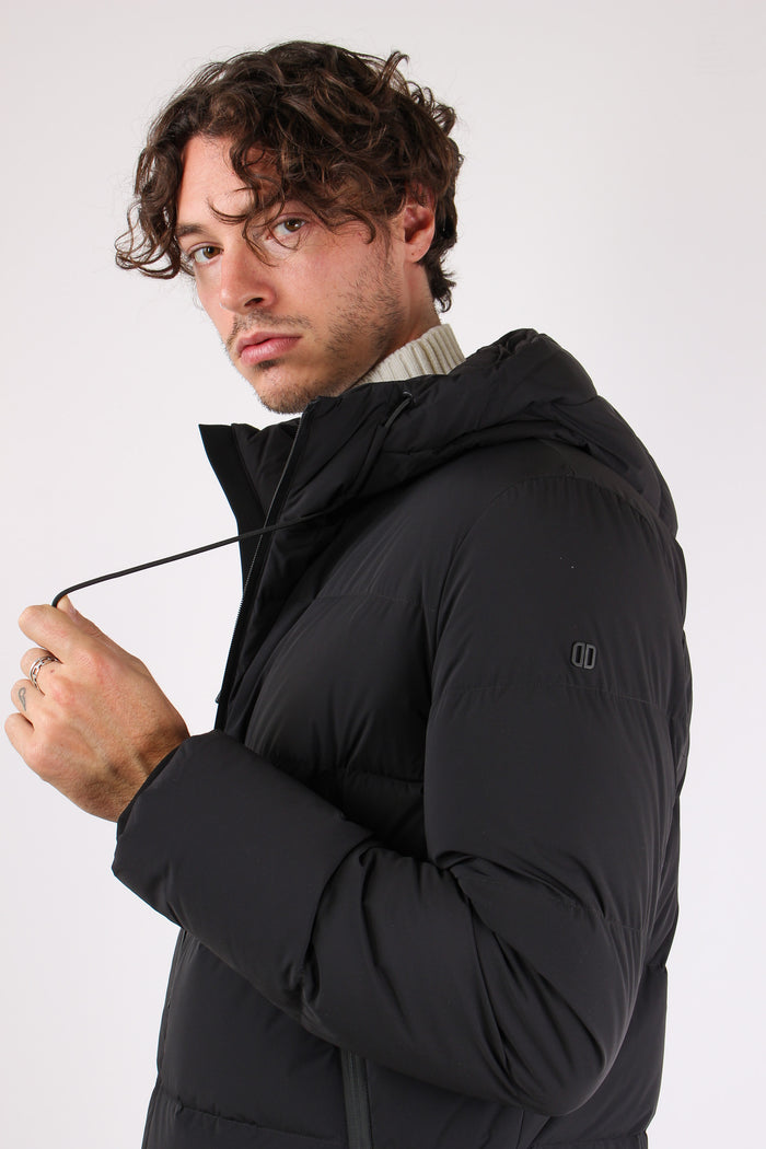 Piumino Zip Nero-4