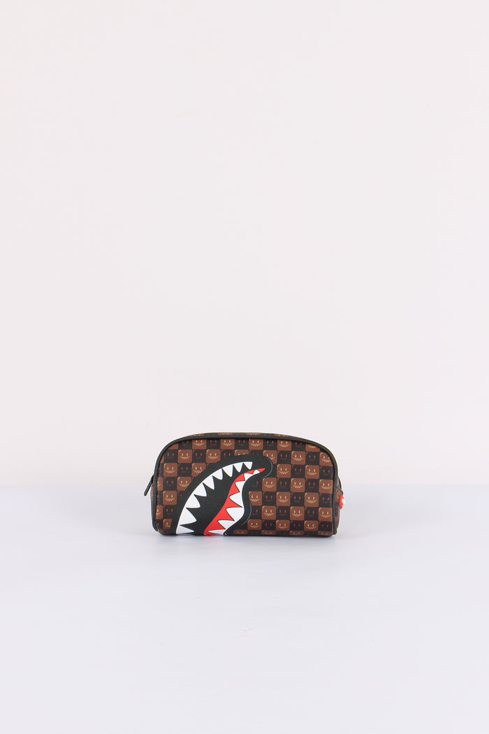 Pouch Sharks In Paris Check Marrone
