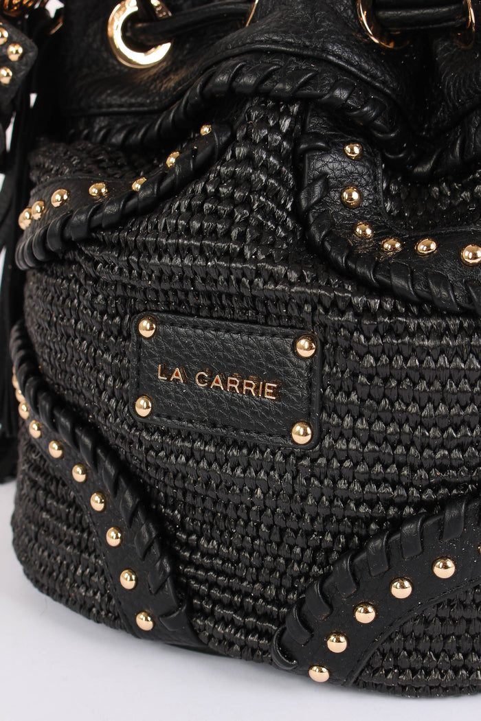 Secchiello Rafia Black-5