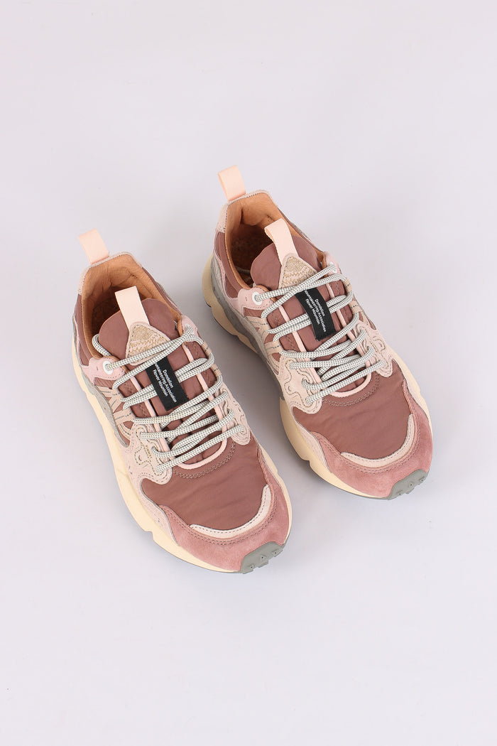 Sneakers Yamano 3  Suede/nylon Rose/purple-5