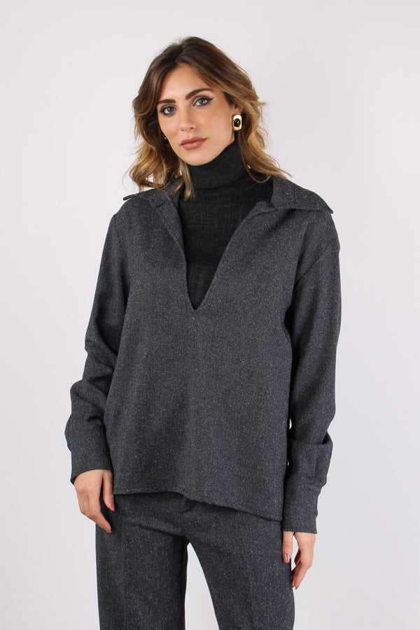 Camicia Scavo V Graphite