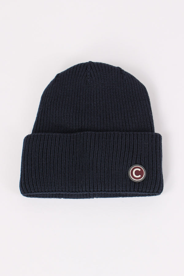 Cuffia Costina Mini Logo Navy