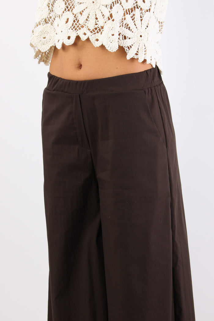 Pantalone Cropped Cotone Moro-7