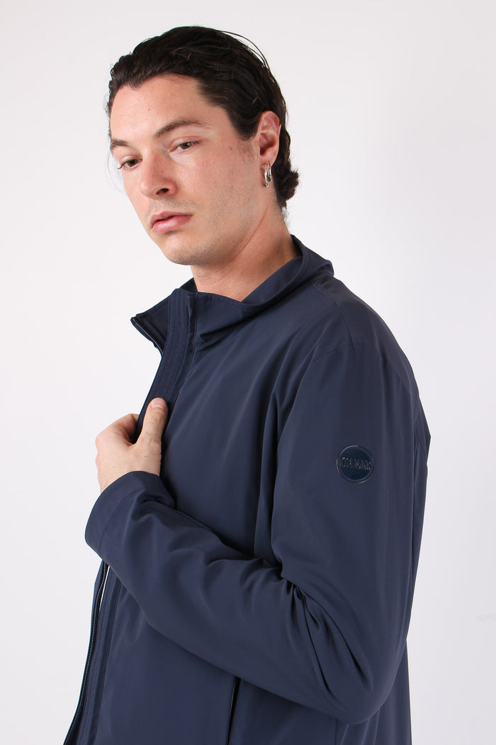 Giubbotto Collo In Piedi Stretch Navy-7