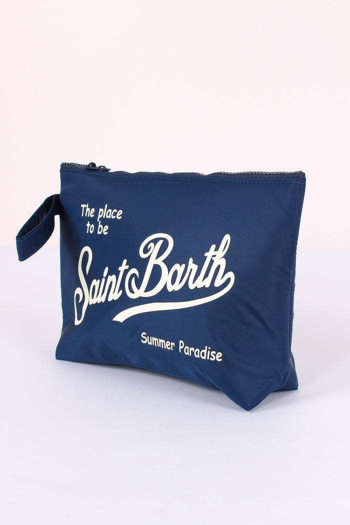 Aline Pochette Nylon Blue Navy-5