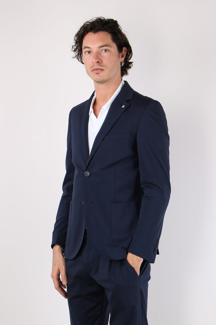 Giacca Punto Milano Blu-4