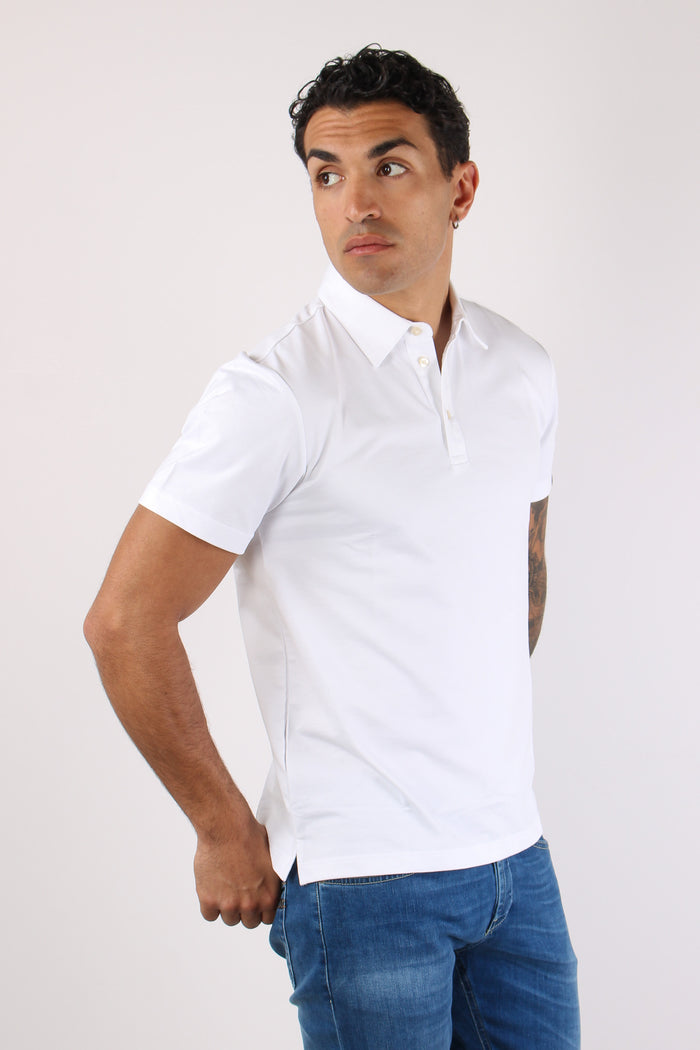 Polo Technical Piquet Bianco-6