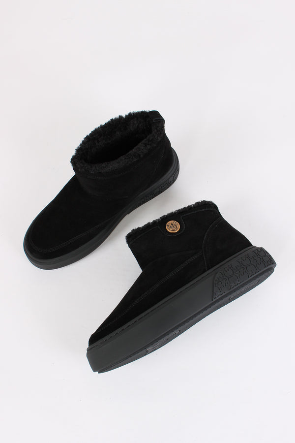 Yoko Mid Sneakers Suede Black-2