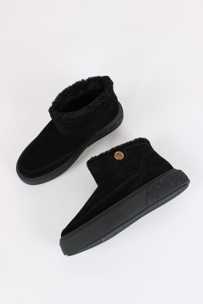 Yoko Mid Sneakers Suede Black-2