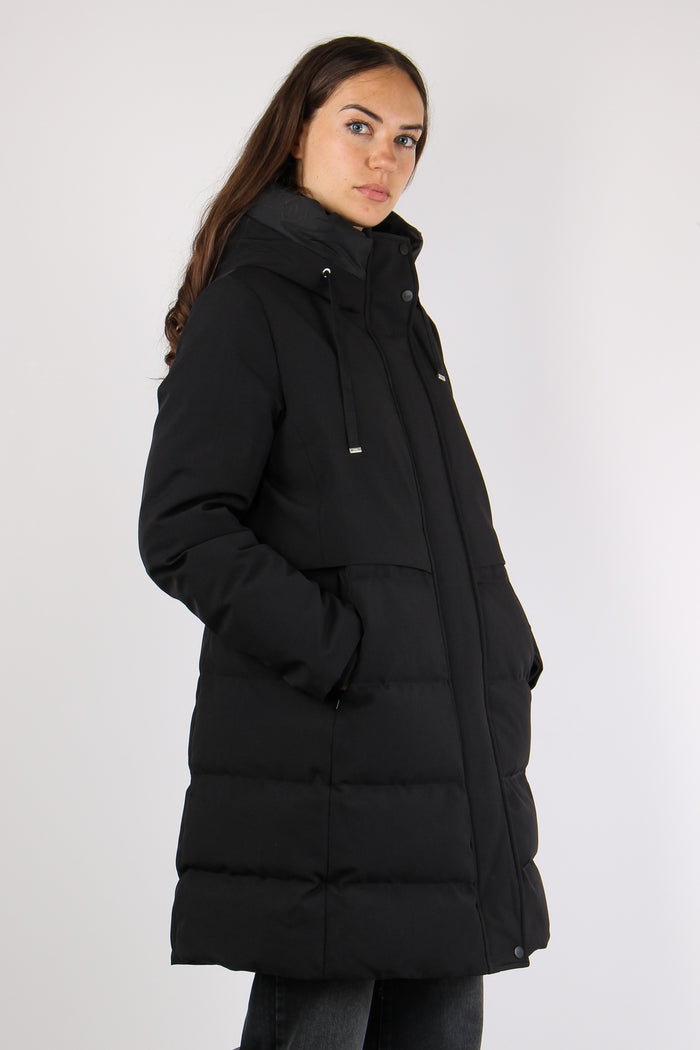 Giubbotto Lana Tecnica Nero-3