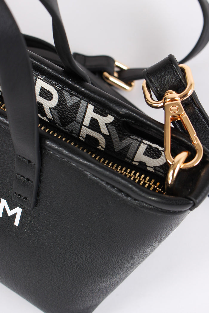 Mini Shopping Banda Monogram Black-7