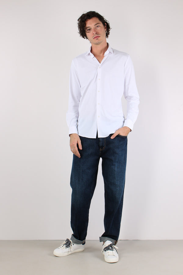 Camicia Tessuto Tecnico Bianco