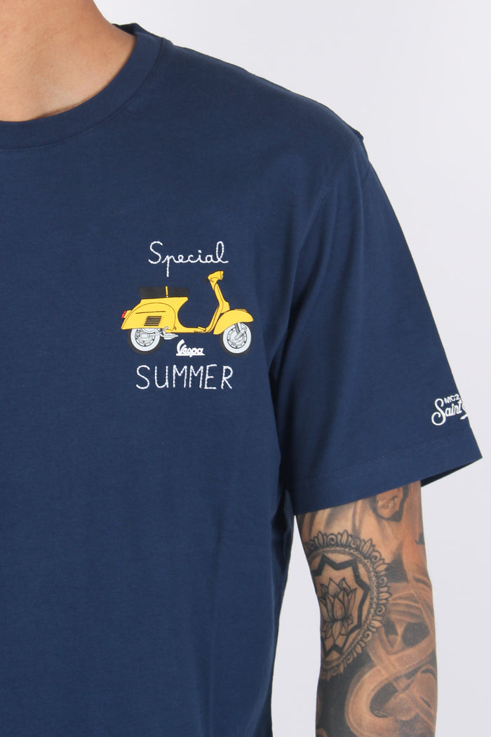 T-shirt Special Summer Blu Navy-10