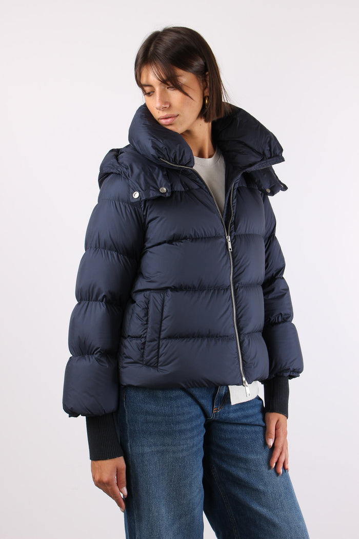 Cappa Manicotto Cappuccio Night Blue-2