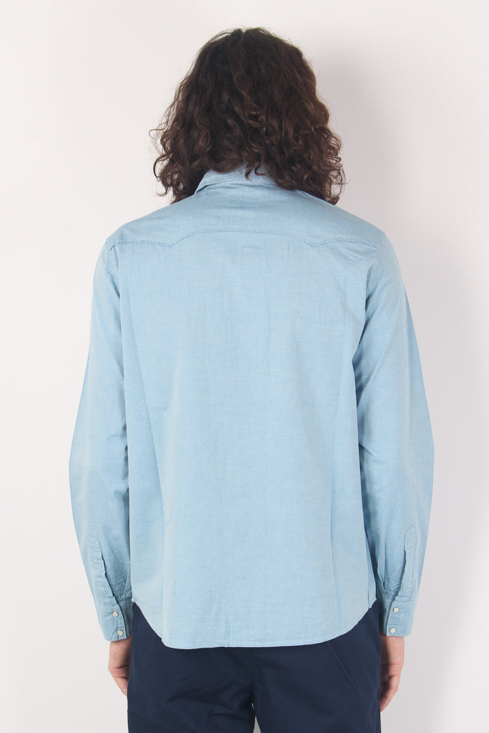 Camicia Regular Azzurro-3