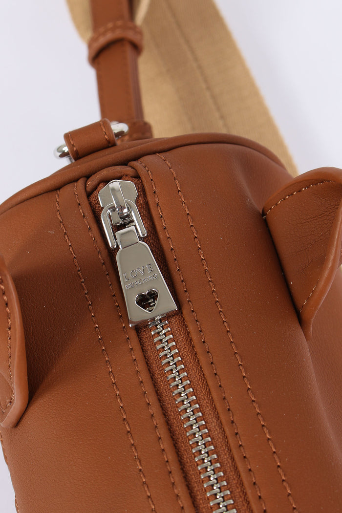 Bauletto Lettering Cuoio-8