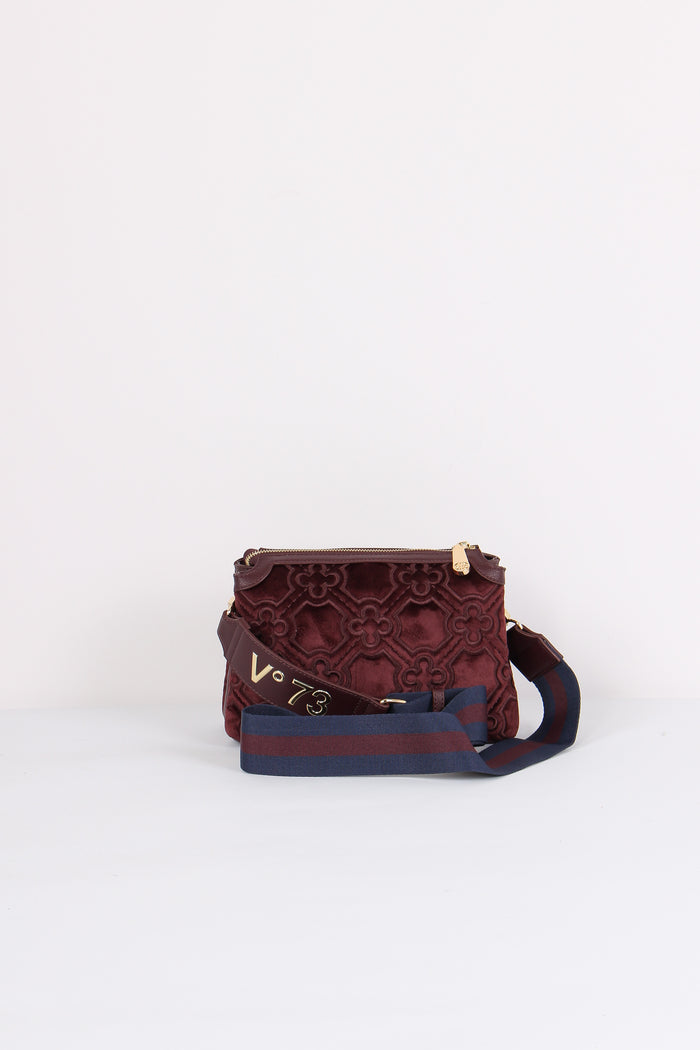 Cate Borsa Tre Scomparti Bordeaux/blu-3