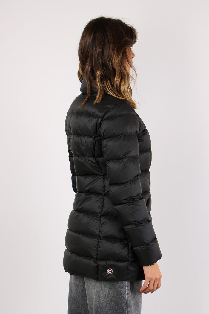 Piumino Cappotto Nylon Nero-6