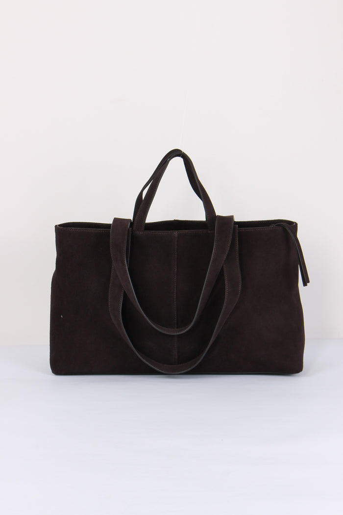 Maxi Shopping Suede Dark Brown-3