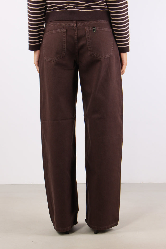 Denim Abbottonatura Asimmetrica Mole-4