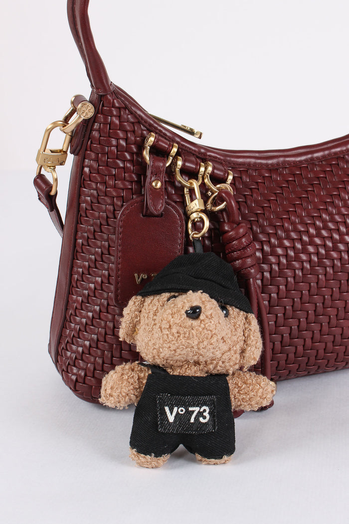 Zelda Pochette Intreccio Ecopelle Borgogna-4