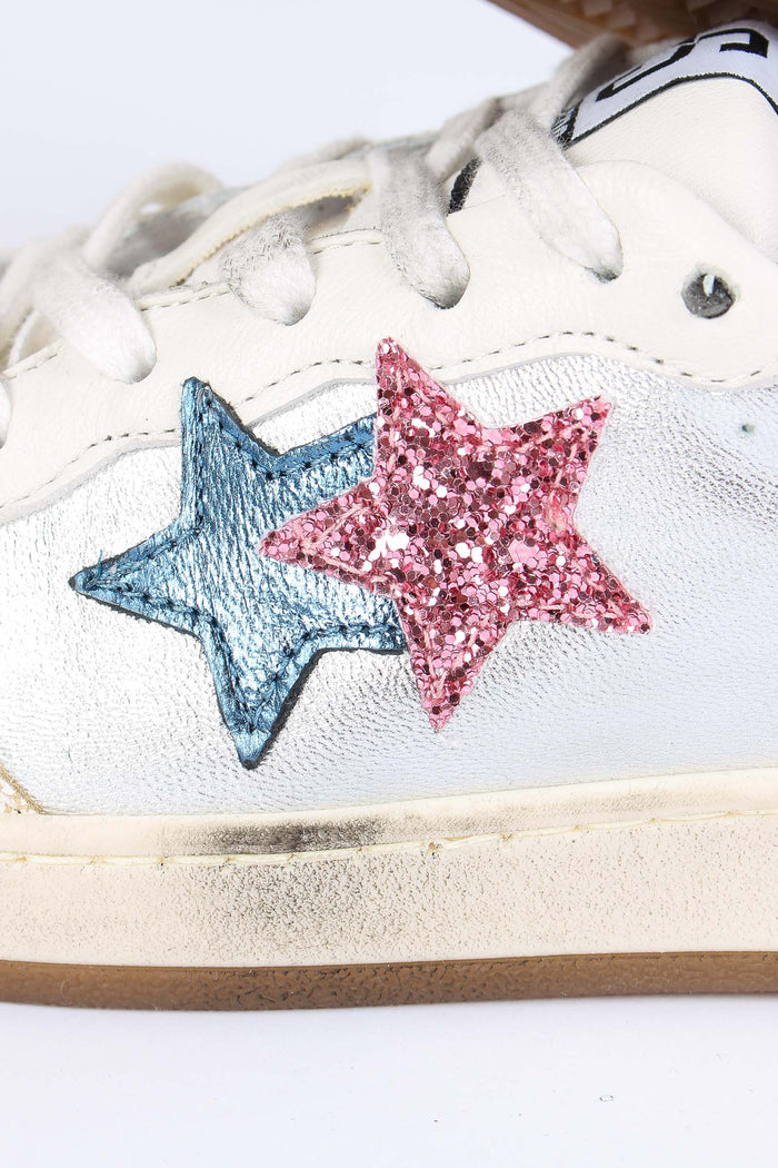 Sneakers Week Star Glitter Bianco/argento-8