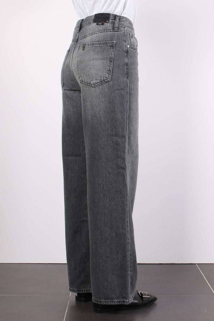 Jeans Baggy Wide Denim Grey Candy-6