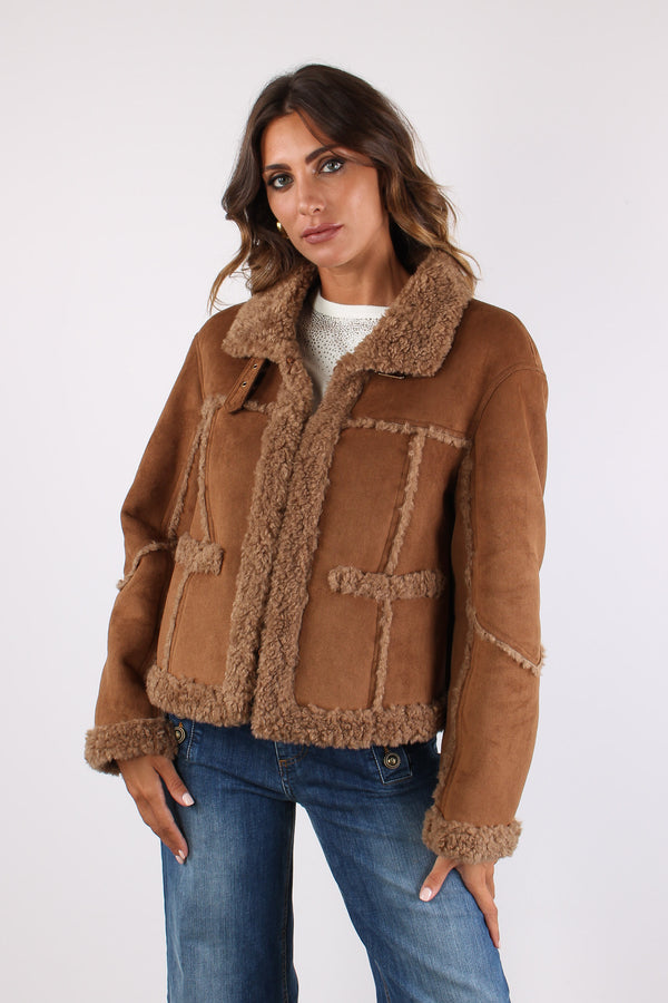 Enymo Ecomontone Corto Bone Brown-2