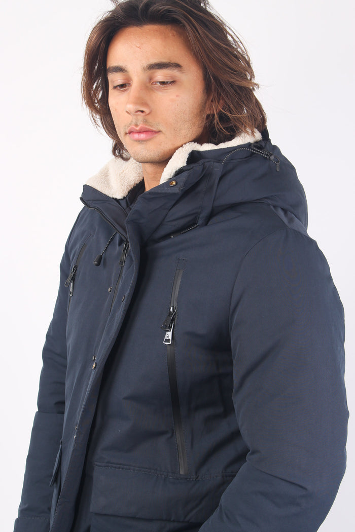 Parka Imbottito Navy-9