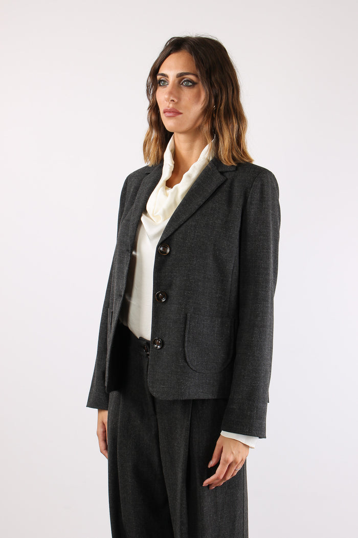 Giacca Monopetto Grigio-5