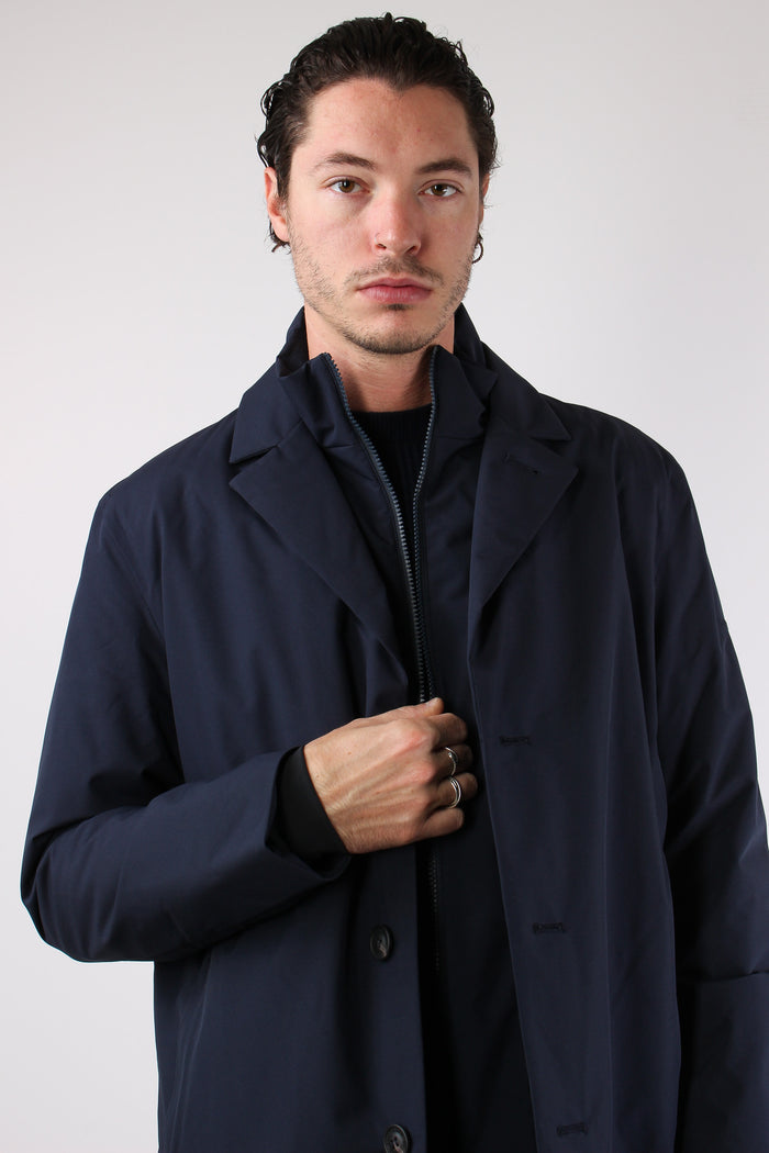 Byron Soprabito Nylon Liscio Blue Black-8