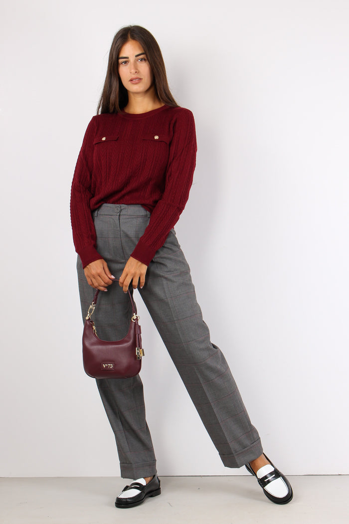 Jude Maglia Treccia Pattina Bordeuax-5