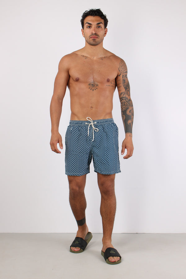 Costume Boxer Fantasia Blu