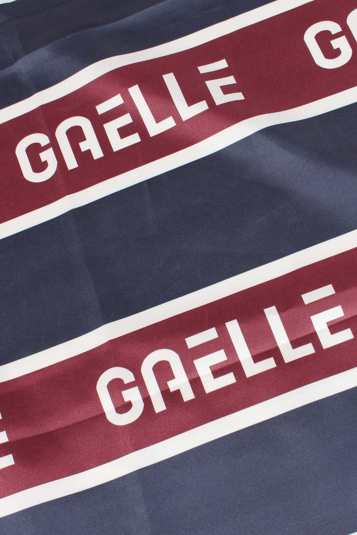 Foulard Bande Logo Blu Scuro-5