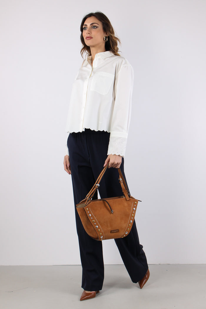 Wkdneutro Camicia Pizzo Off White-3